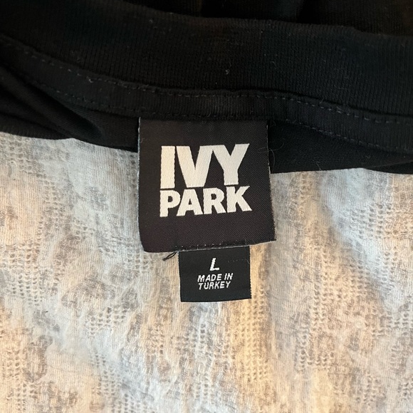 Ivy Park All Black Sleeveless Crop - Picture 4 of 5